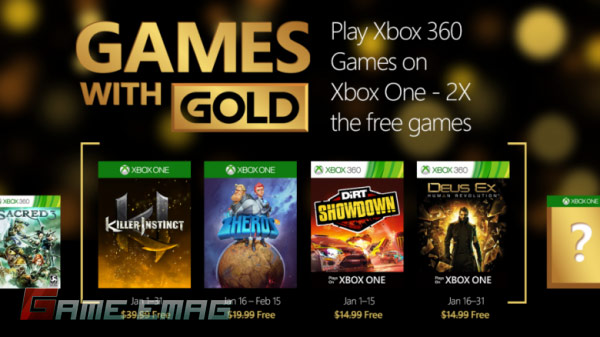 xbox games with gold january 1 600x337 NewsWeek | دنیای گیم در یک هفته – مهمترین اخبار هفته ی اول دی